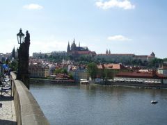 Вид на Прагу с Карлова моста