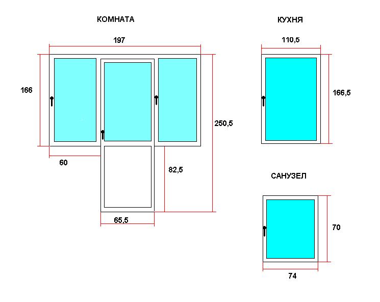 Размеры окон в частном доме фото